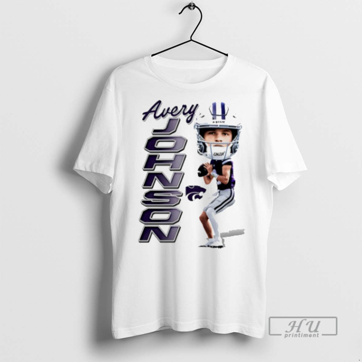 Trending Avery Johnson Kansas State Wildcats - Adult & Kids T-Shirts, Sweatshirts & Hoodies apparel design preview 1