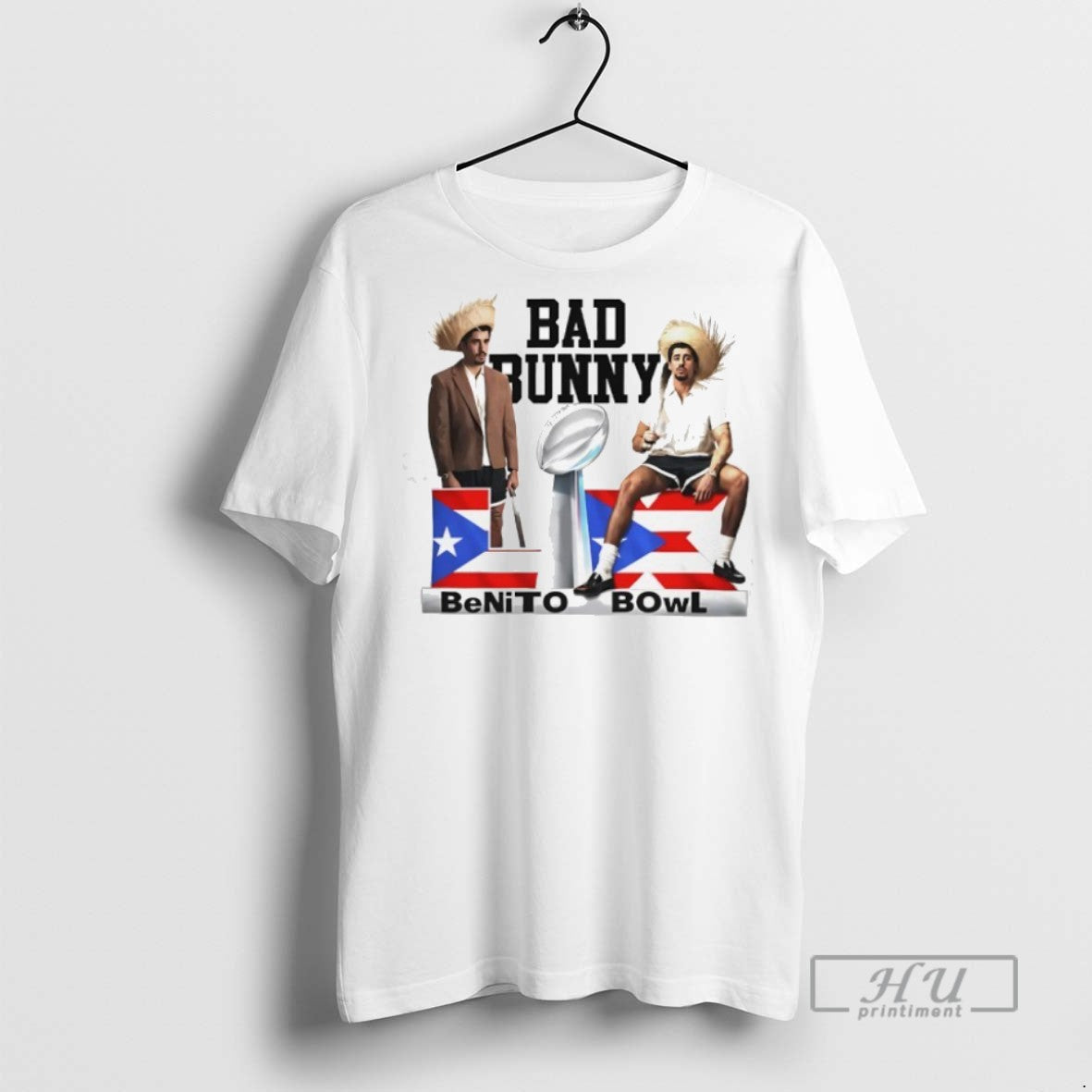 Trending Bad Bunny Benito Antonio Martinez Ocasio - Adult & Kids T-Shirts, Sweatshirts & Hoodies apparel design preview 1