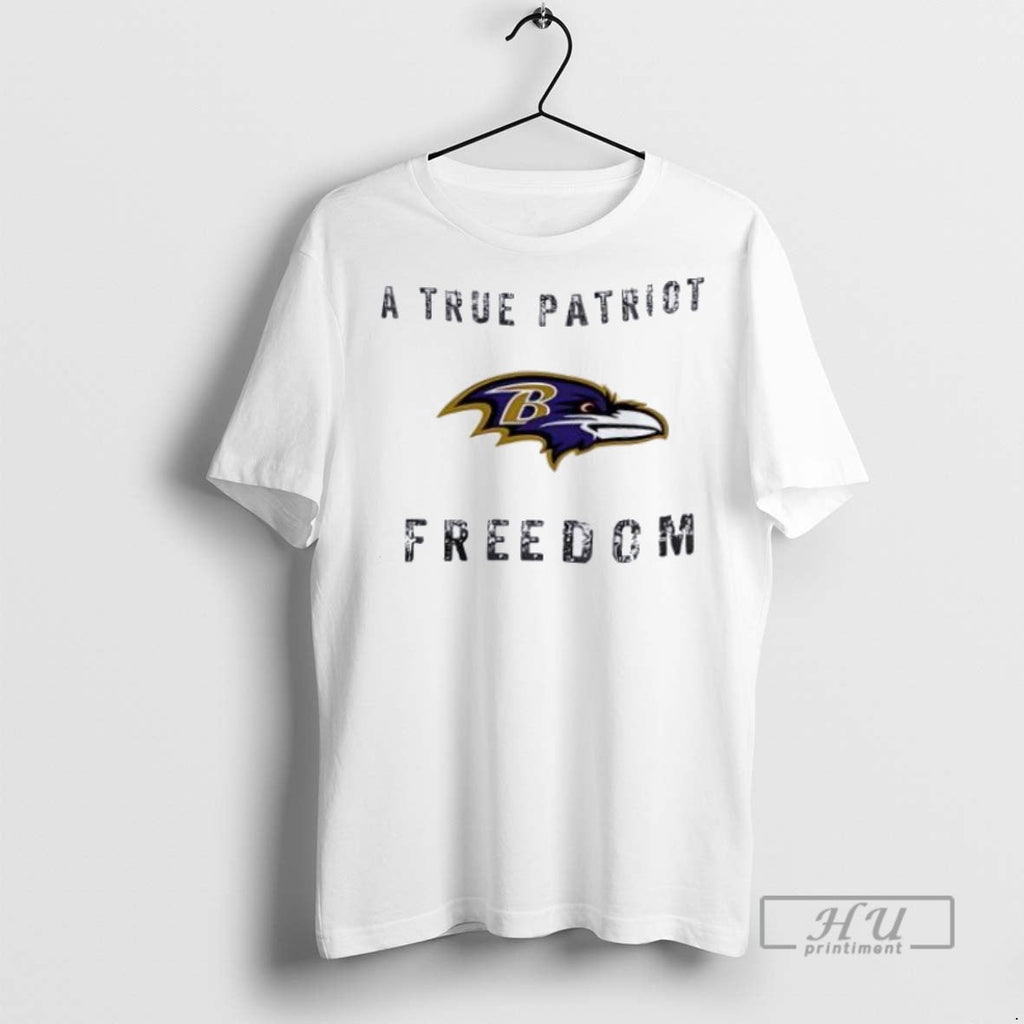 Trending Baltimore Ravens Football A True Patriot - Adult & Kids T-Shirts, Sweatshirts & Hoodies apparel design preview 1