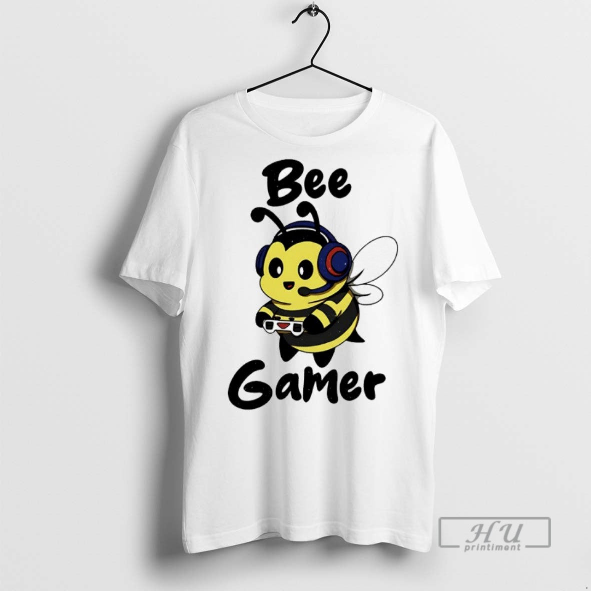 Trending Bee Gamer - Adult & Kids T-Shirts, Sweatshirts & Hoodies apparel design preview 1