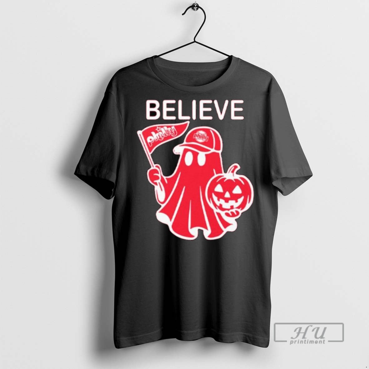 Trending Believe Philly Halloween Long Sleve - Adult & Kids T-Shirts, Sweatshirts & Hoodies apparel design preview 1
