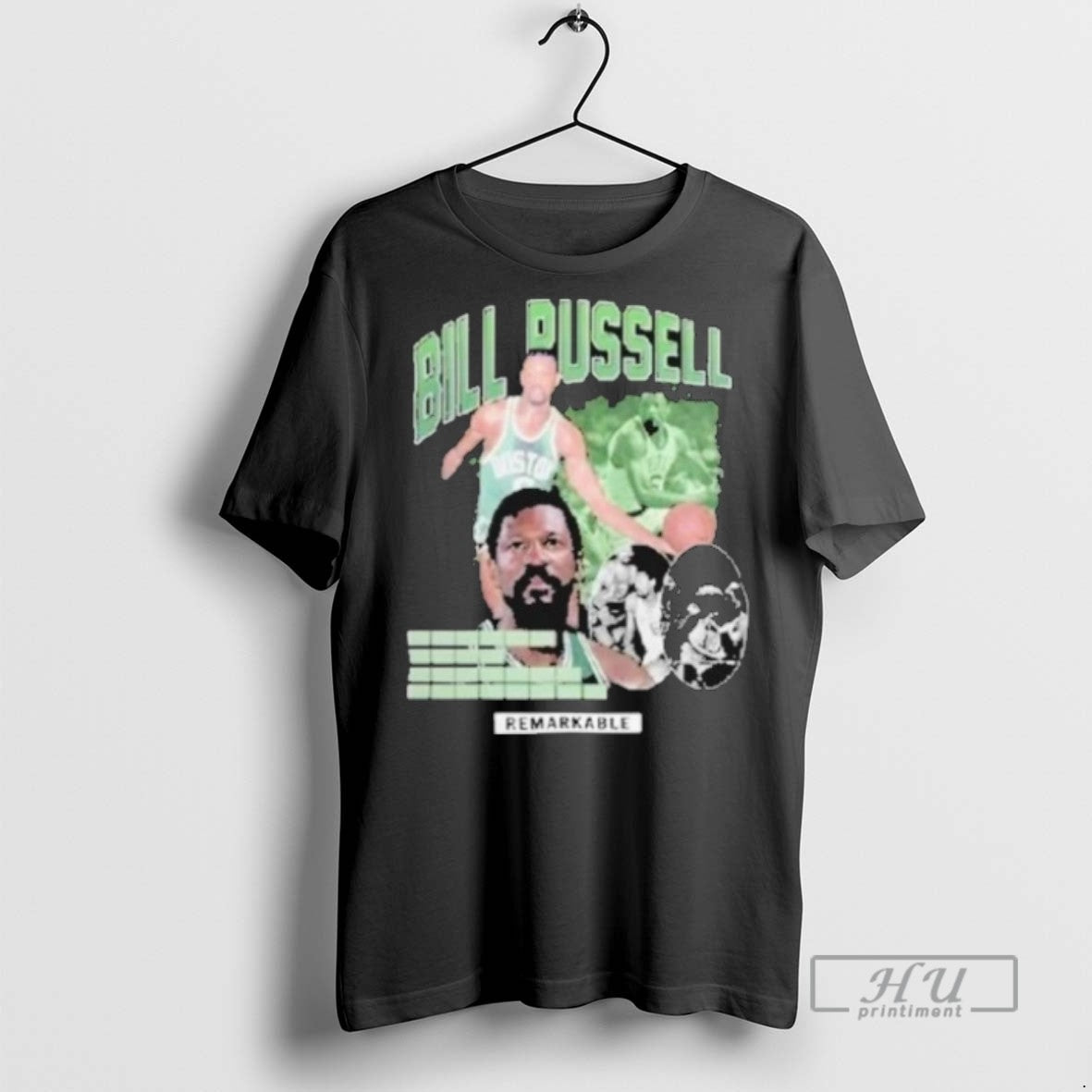 Trending Bill Russell Boston Celtics Player - Adult & Kids T-Shirts, Sweatshirts & Hoodies apparel design preview 1