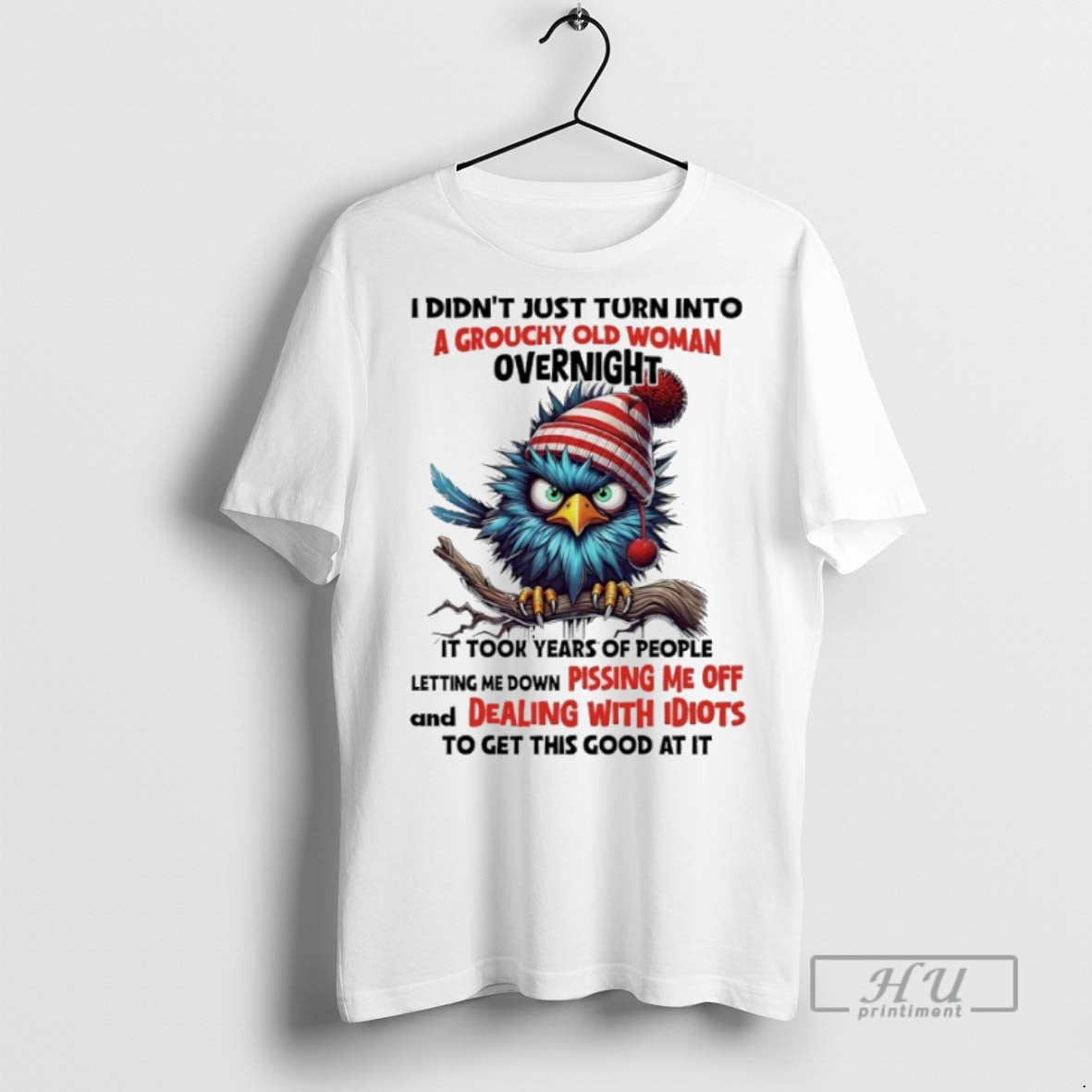 Trending Birds Christmas I Didnt Just Turn Into A - Adult & Kids T-Shirts, Sweatshirts & Hoodies apparel design preview 1