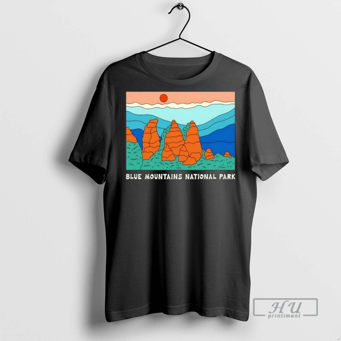 Trending Blue Mountains National Park - Adult & Kids T-Shirts, Sweatshirts & Hoodies apparel design preview 1