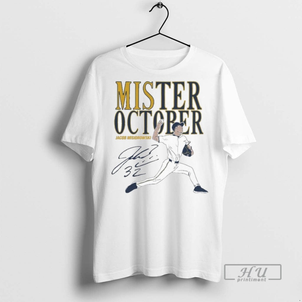 Trending Brewers Jacob Misiorowski Mis Ter October - Adult & Kids T-Shirts, Sweatshirts & Hoodies apparel design preview 1