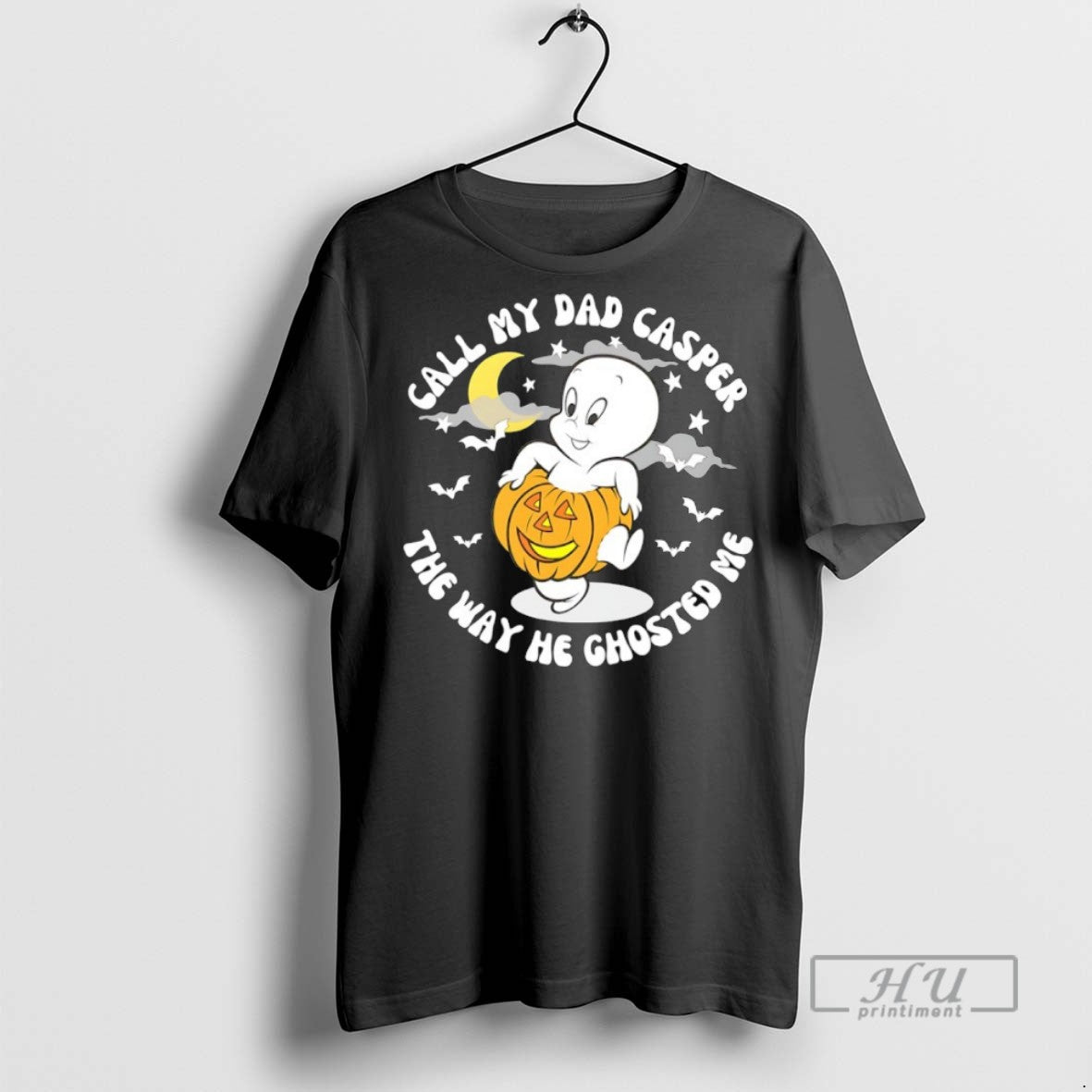 Trending Call My Dad Casper The Way He Ghosted Me - Adult & Kids T-Shirts, Sweatshirts & Hoodies apparel design preview 1