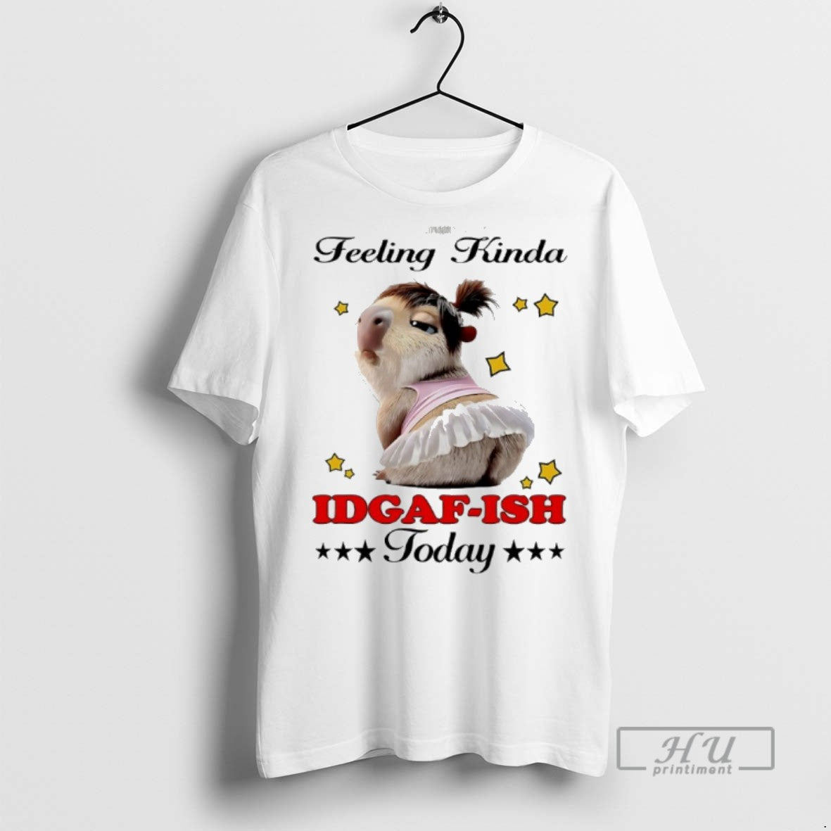 Trending Capybara Feeling Kinda Idgaf Ish Today - Adult & Kids T-Shirts, Sweatshirts & Hoodies apparel design preview 1