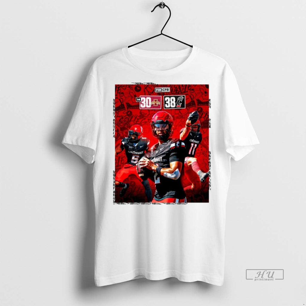 Trending Cincinnati Bearcats Vs Iowa State Cyclones - Adult & Kids T-Shirts, Sweatshirts & Hoodies apparel design preview 1
