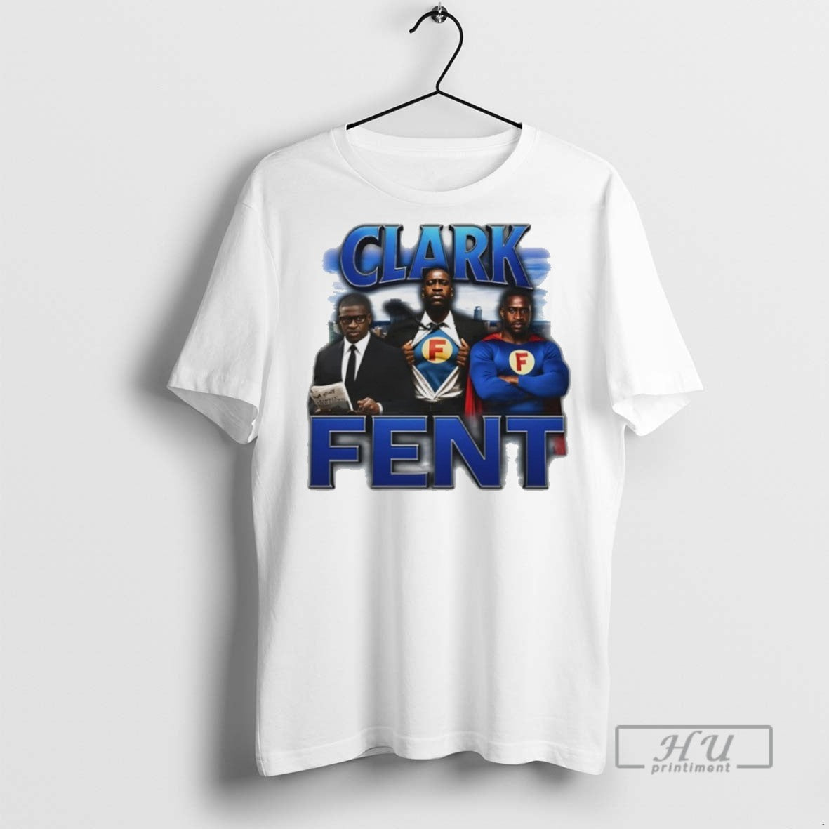Trending Clark Fent George Floyd Superman Parody - Adult & Kids T-Shirts, Sweatshirts & Hoodies apparel design preview 1