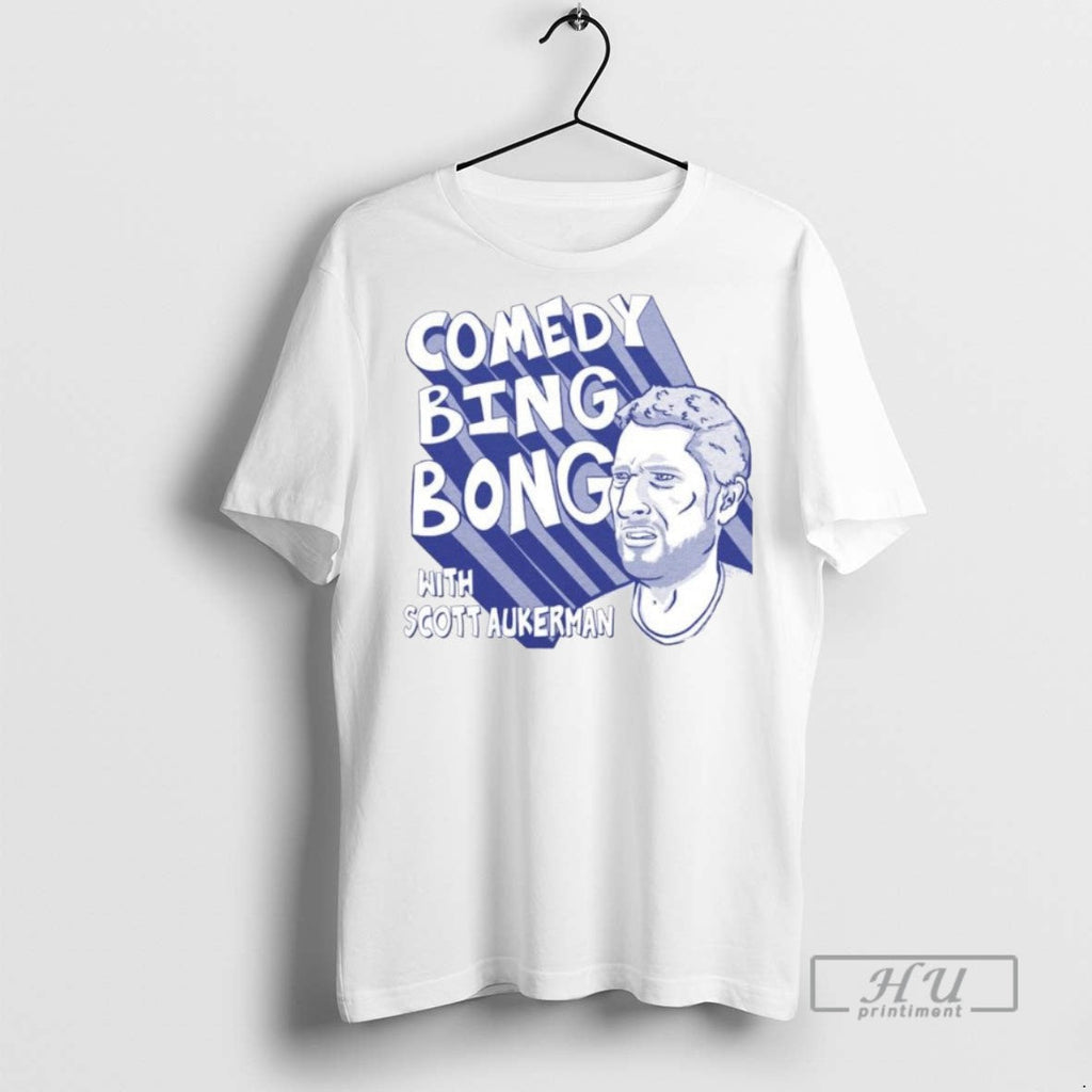 Trending Comedy Bing Bong With Scott Aukerman - Adult & Kids T-Shirts, Sweatshirts & Hoodies apparel design preview 1
