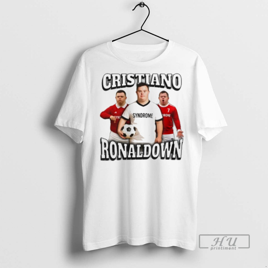 Trending Cristiano Ronaldo X Down Syndrome Graphic - Adult & Kids T-Shirts, Sweatshirts & Hoodies apparel design preview 1