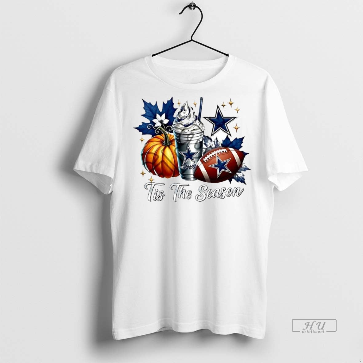 Trending Dallas Cowboys Tis The Season Halloween - Adult & Kids T-Shirts, Sweatshirts & Hoodies apparel design preview 1