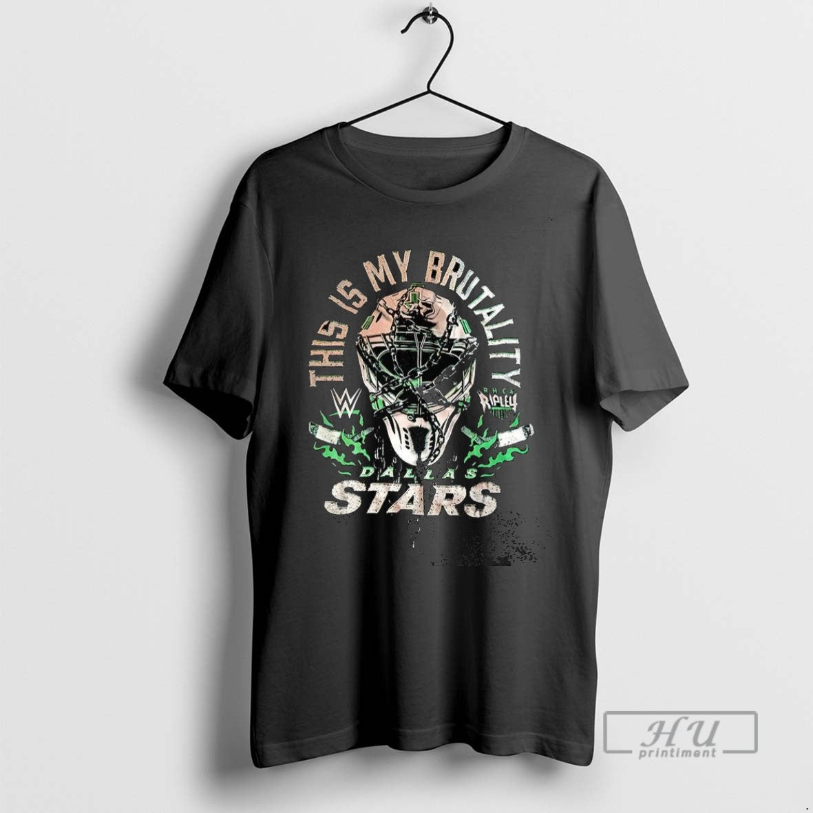 Trending Dallas Stars X Rhea Ripley This Is My - Adult & Kids T-Shirts, Sweatshirts & Hoodies apparel design preview 1
