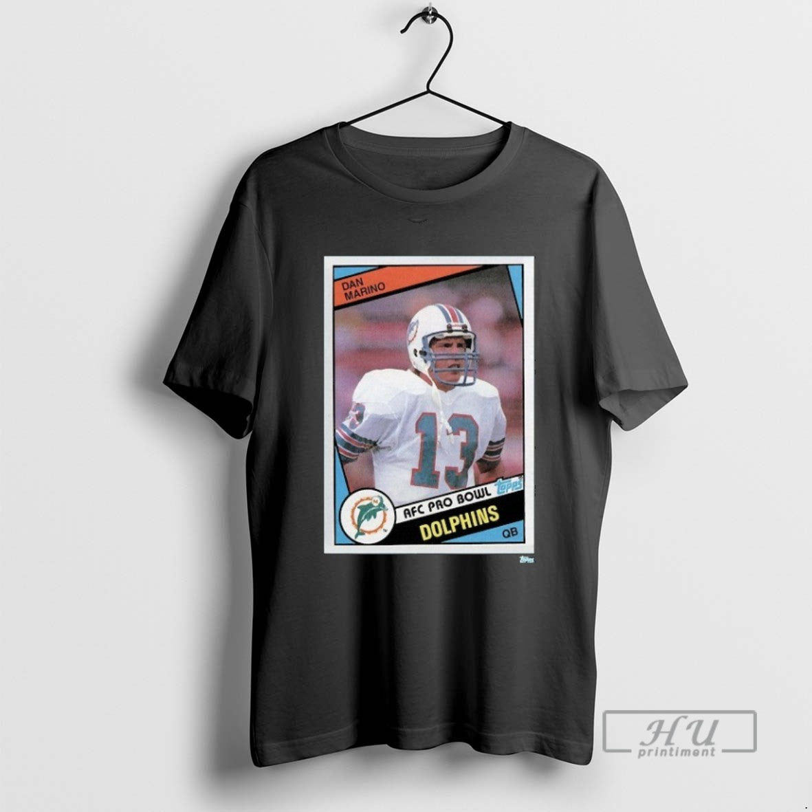 Trending Dan Marino Afc Pro Bowl Qb Miami Dolphins - Adult & Kids T-Shirts, Sweatshirts & Hoodies apparel design preview 1