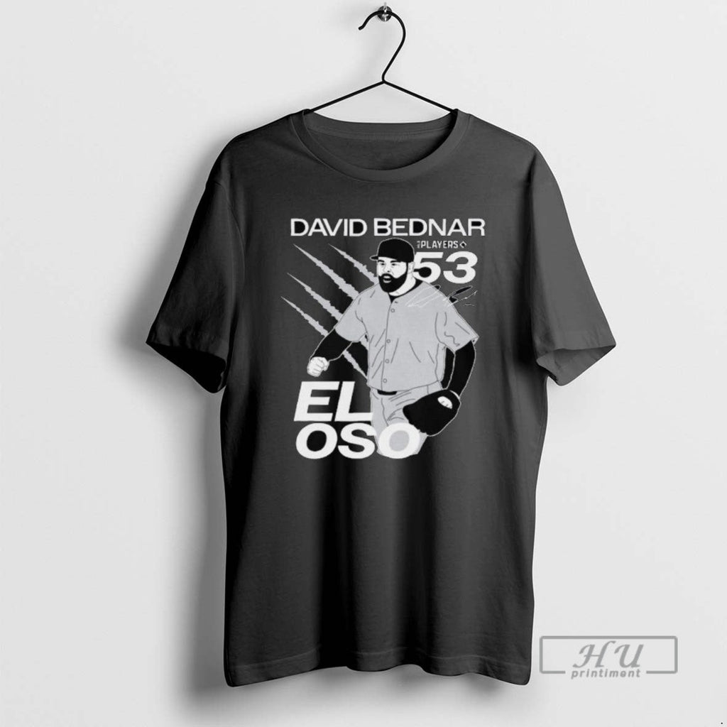 Trending David Bednar El Oso 53 New York Yankees Long - Adult & Kids T-Shirts, Sweatshirts & Hoodies apparel design preview 1