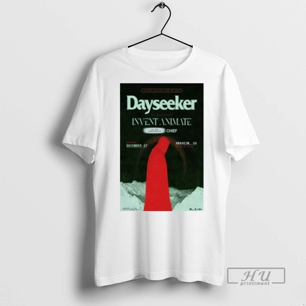 Trending Dayseeker Dec 27 2025 House Of Blues Anaheim - Adult & Kids T-Shirts, Sweatshirts & Hoodies apparel design preview 1