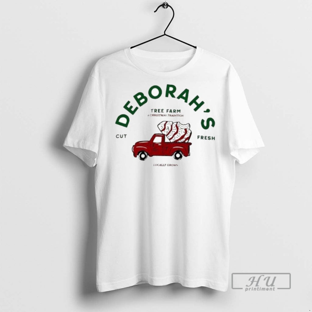 Trending Deborahs Tree Farm A Christmas Tradition Cut - Adult & Kids T-Shirts, Sweatshirts & Hoodies apparel design preview 1