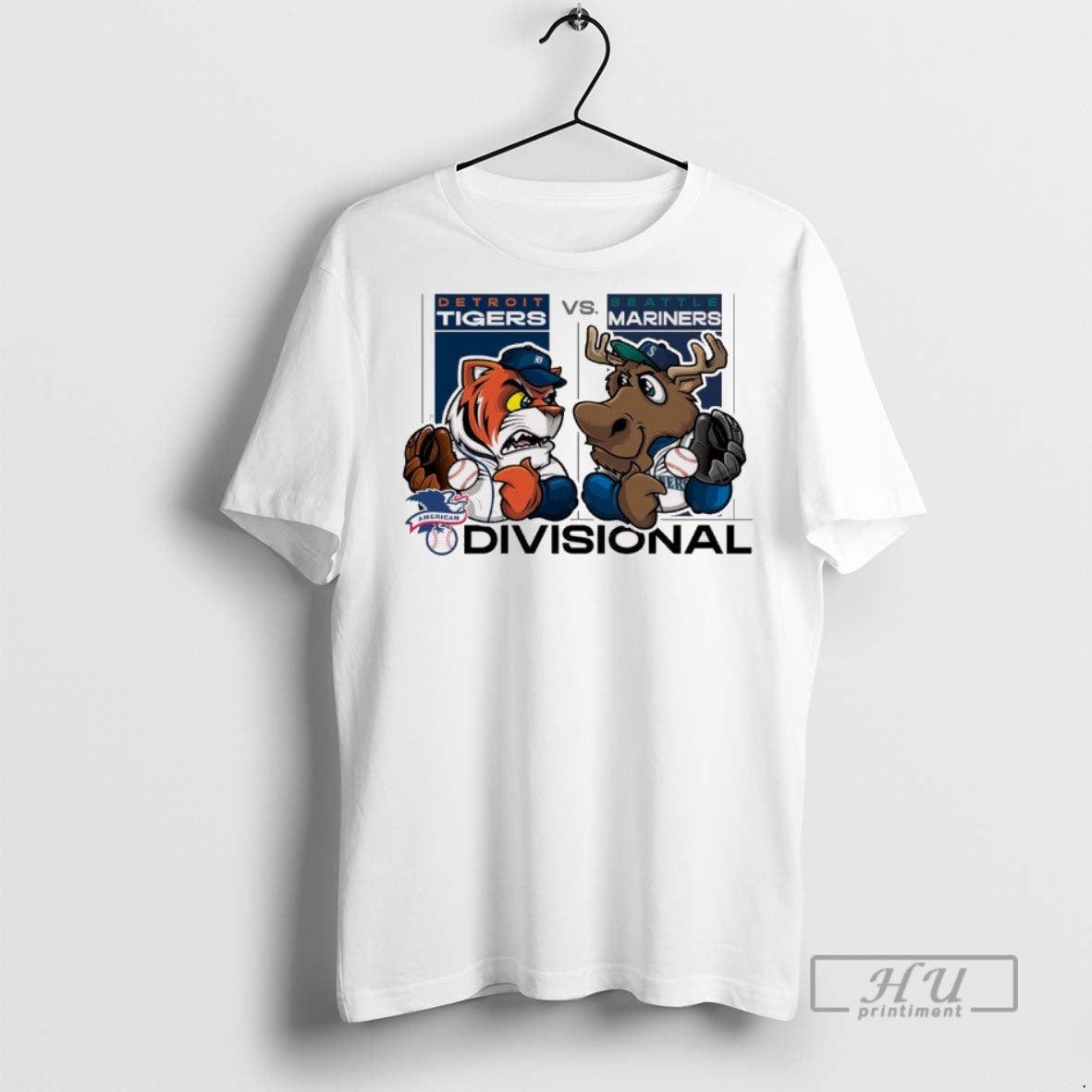 Trending Detroit Tiger Vs Seattle Mariners 2025 Mlb - Adult & Kids T-Shirts, Sweatshirts & Hoodies apparel design preview 1