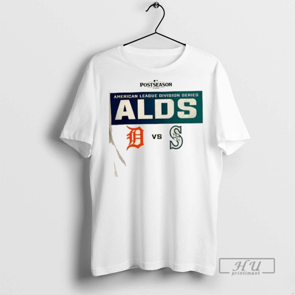 Trending Detroit Tigers Vs Seattle Mariners 2025 - Adult & Kids T-Shirts, Sweatshirts & Hoodies apparel design preview 1