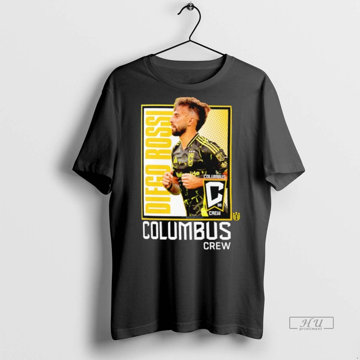Trending Diego Rossi Columbus Crew Player Program - Adult & Kids T-Shirts, Sweatshirts & Hoodies apparel design preview 1