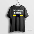 Trending Duck Around And Find Out Funny Oregon Map - Adult & Kids T-Shirts, Sweatshirts & Hoodies apparel design preview 1