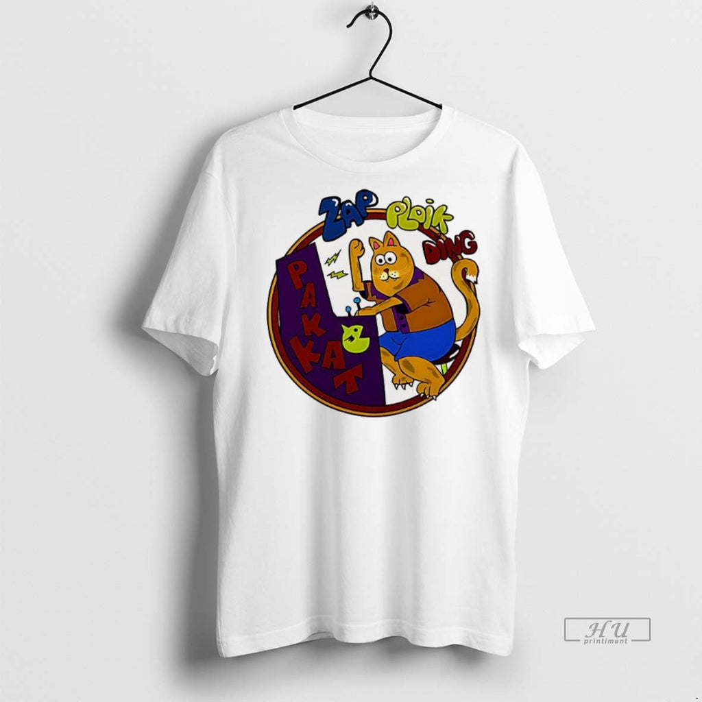 Trending Dustin Zap Ploik Ding Pakkat Cat Playing - Adult & Kids T-Shirts, Sweatshirts & Hoodies apparel design preview 1