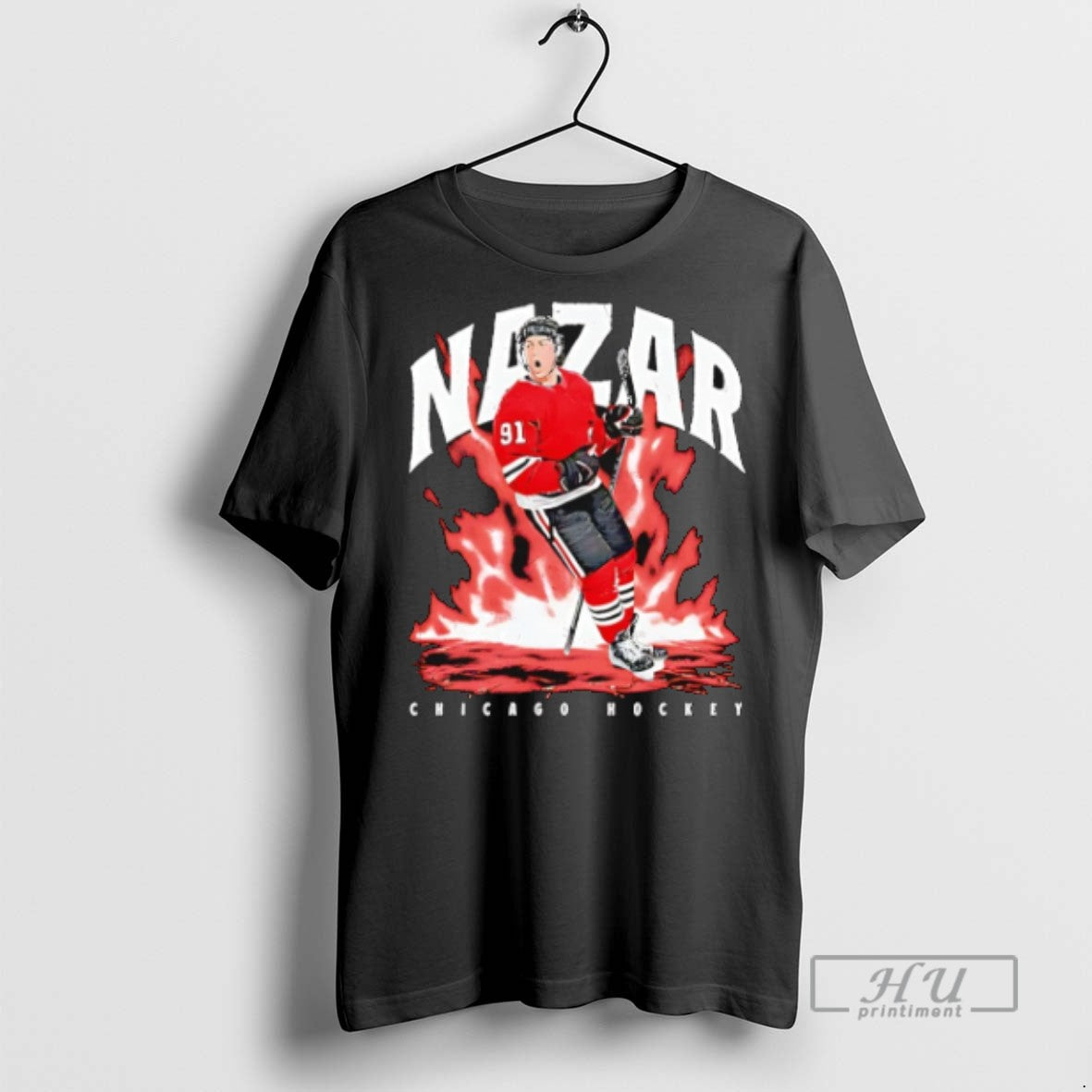 Trending Frank Nazar Chicago Hockey Graphic - Adult & Kids T-Shirts, Sweatshirts & Hoodies apparel design preview 1