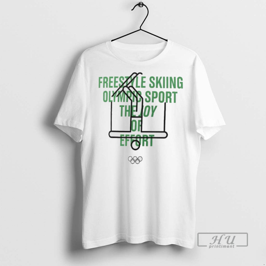Trending Freestyle Skiing Olympic 2026 Sport The Joy - Adult & Kids T-Shirts, Sweatshirts & Hoodies apparel design preview 1