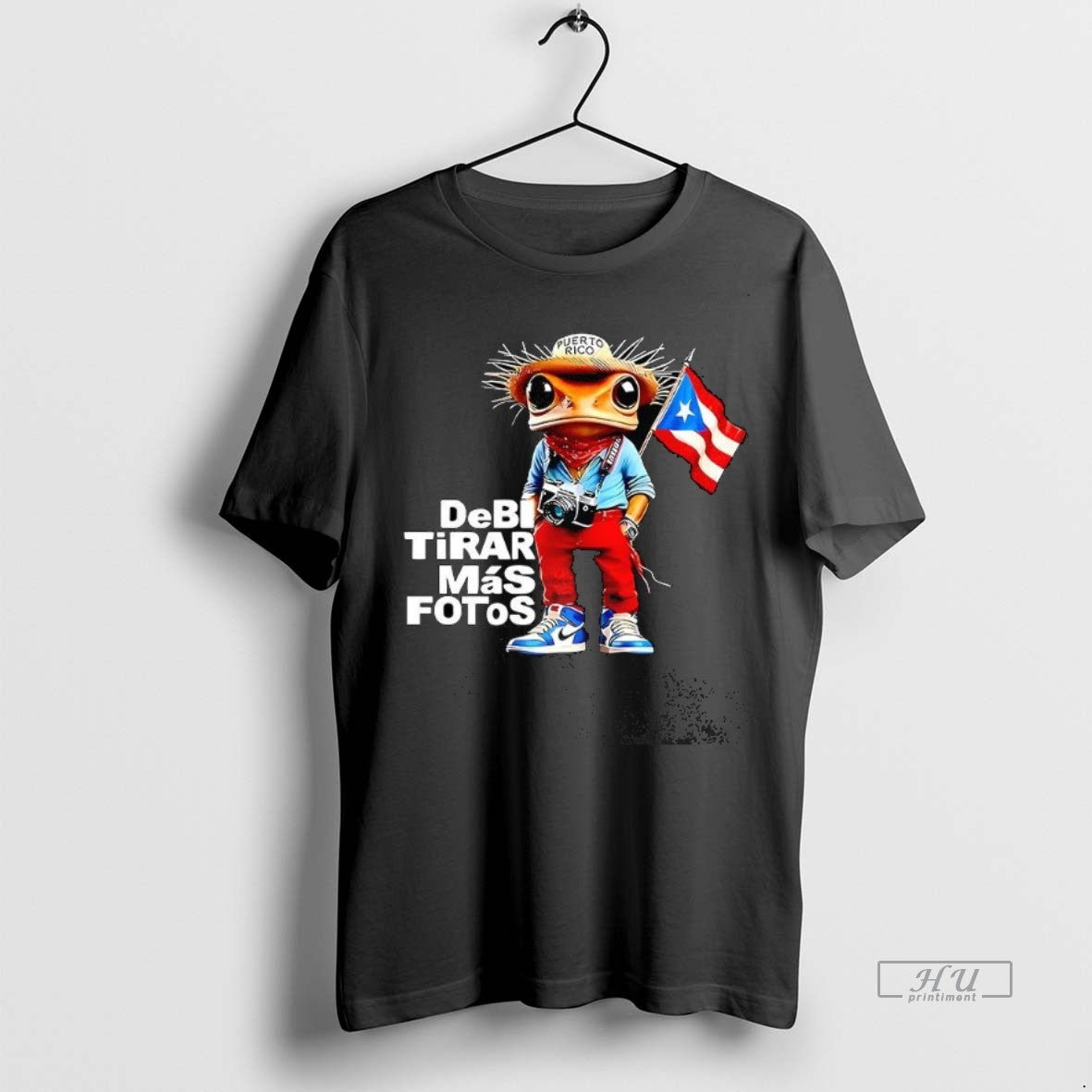 Trending Frog Puerto Rican Caped Debi Tirar Mas Fotos - Adult & Kids T-Shirts, Sweatshirts & Hoodies apparel design preview 1