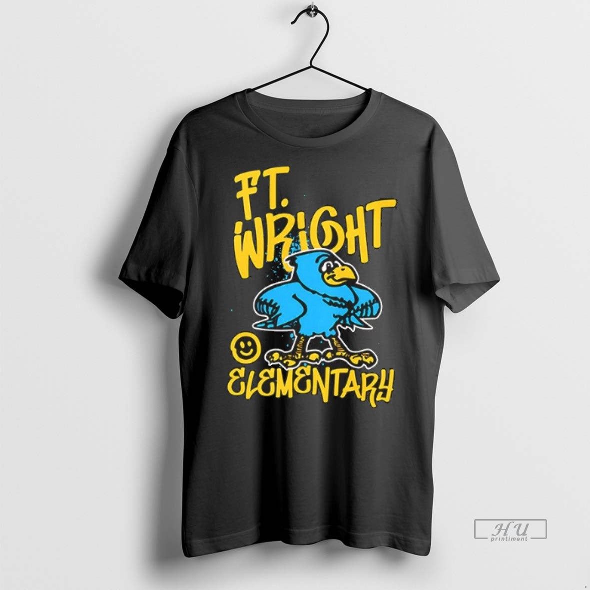 Trending Ft Wright Elementary Smiley Graffiti Sweater - Adult & Kids T-Shirts, Sweatshirts & Hoodies apparel design preview 1