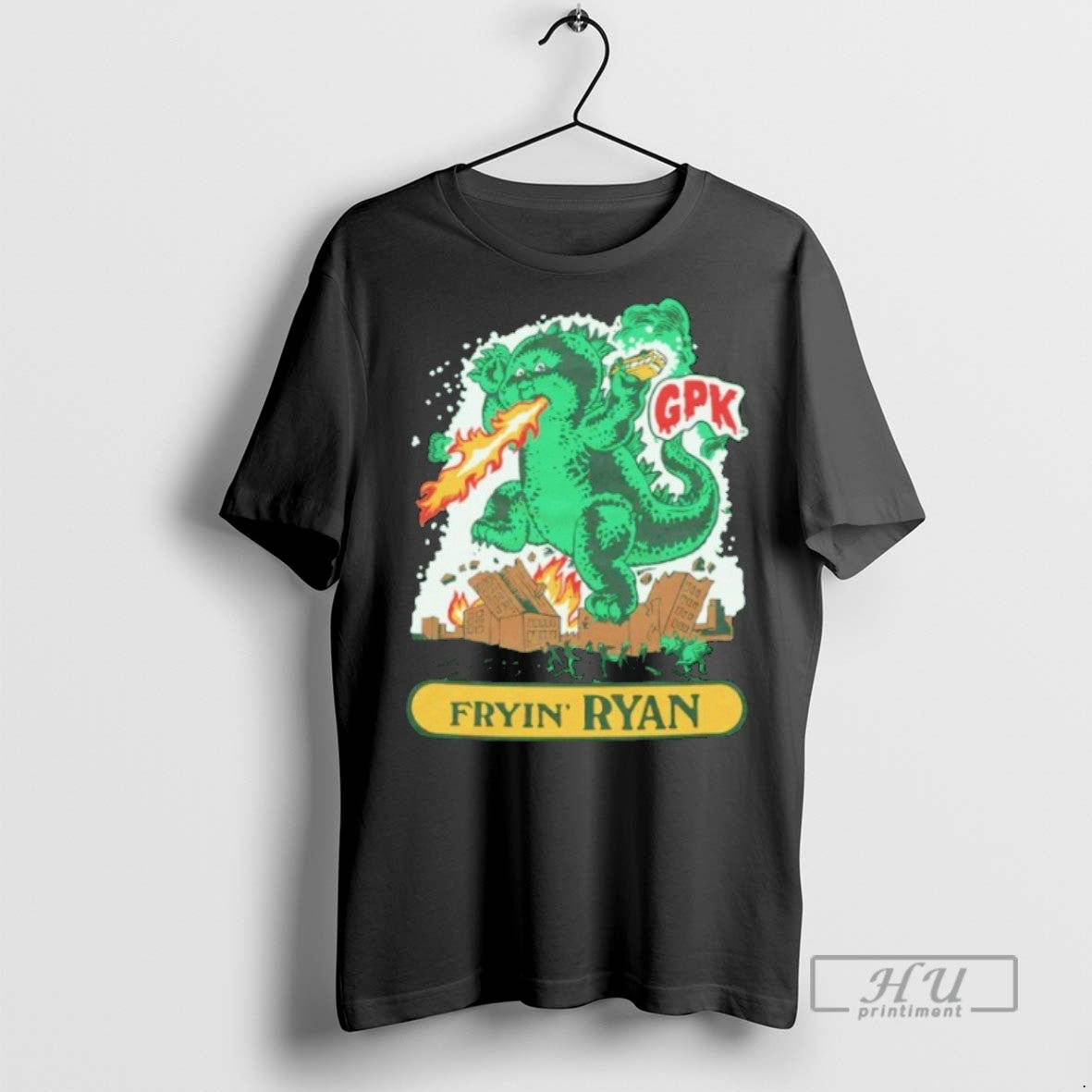 Trending Garbage Pail Kids Fryin Ryan Dragon Graphic - Adult & Kids T-Shirts, Sweatshirts & Hoodies apparel design preview 1