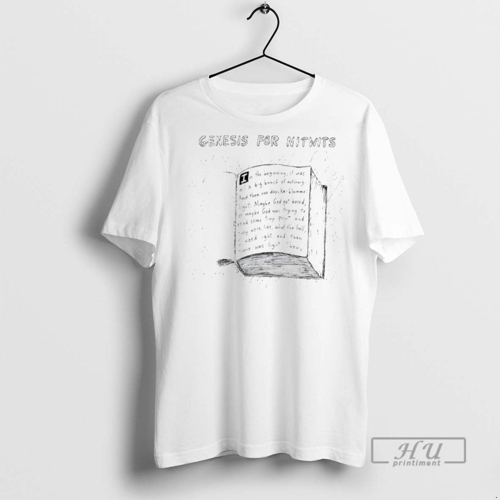Trending Genesis For Nitwits Books Page - Adult & Kids T-Shirts, Sweatshirts & Hoodies apparel design preview 1