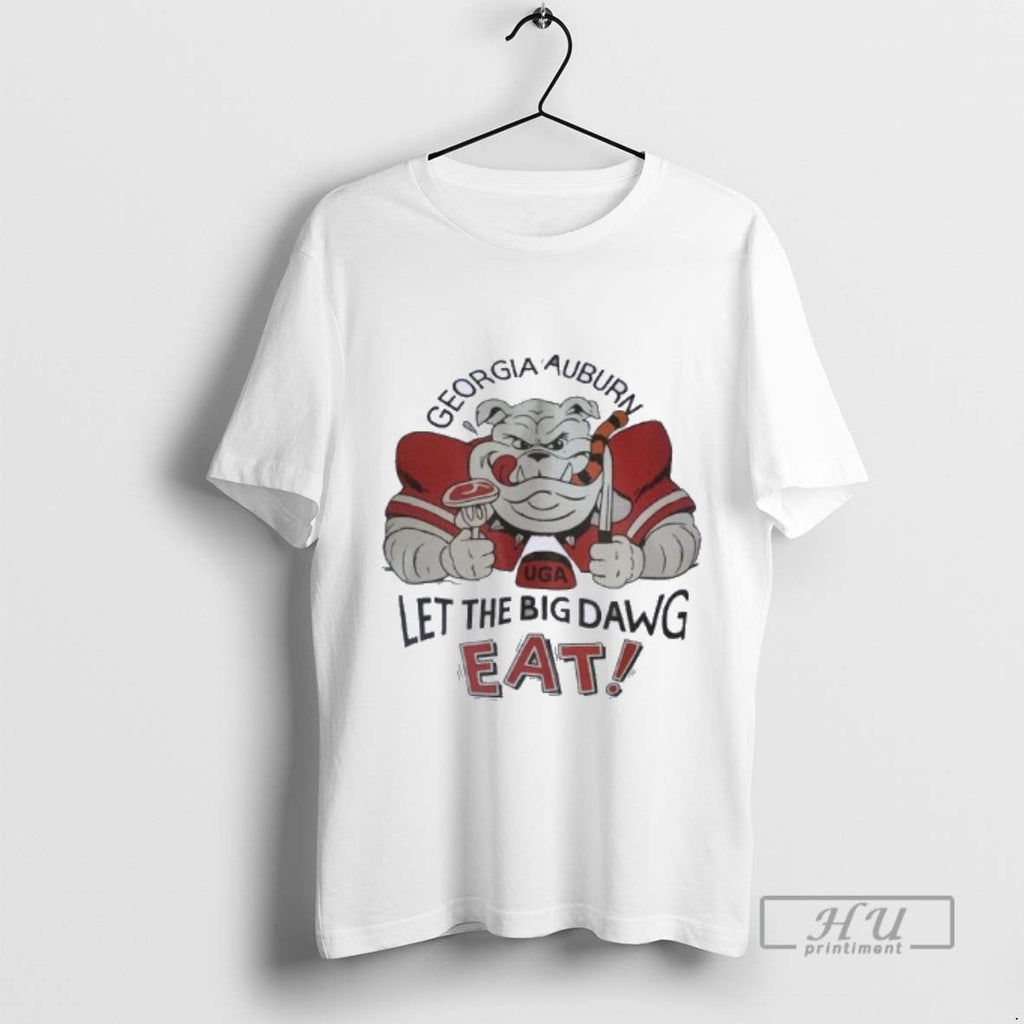 Trending Georgia Vs Auburn 2025 Let The Big Dawg Eat - Adult & Kids T-Shirts, Sweatshirts & Hoodies apparel design preview 1