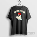 Trending Ghost Pepper Spicy Food Halloween Pun - Adult & Kids T-Shirts, Sweatshirts & Hoodies apparel design preview 1