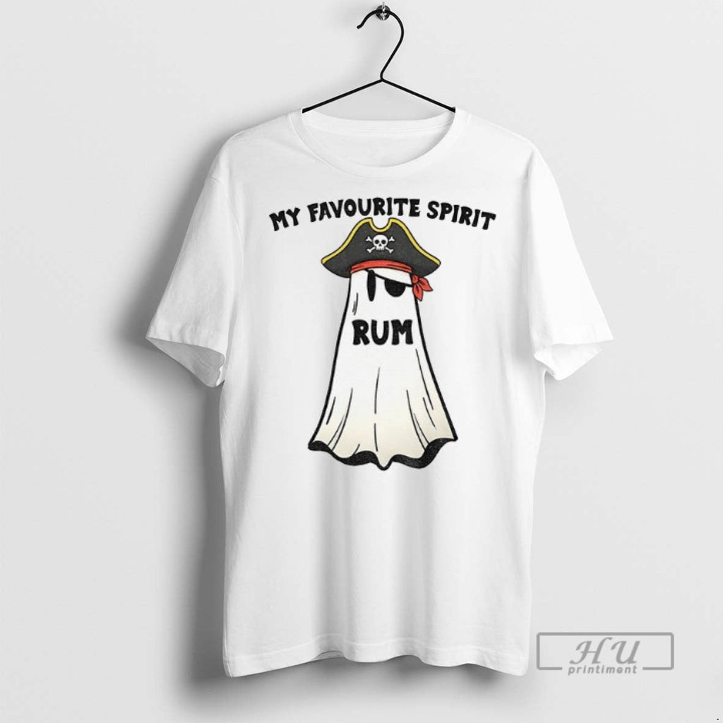 Trending Ghost Pirate Hat My Favourite Spirit Rum - Adult & Kids T-Shirts, Sweatshirts & Hoodies apparel design preview 1