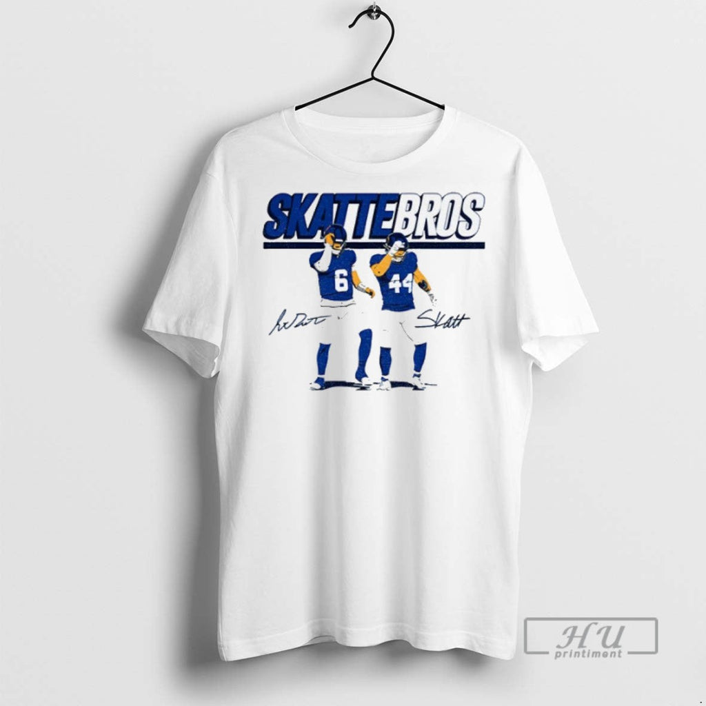Trending Giants Jaxson Dart Cam Skattebo Celebration - Adult & Kids T-Shirts, Sweatshirts & Hoodies apparel design preview 1