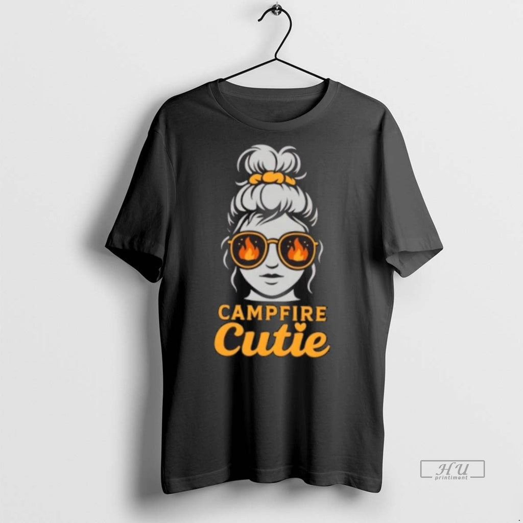 Trending Girl Campfire Cutie Sweater - Adult & Kids T-Shirts, Sweatshirts & Hoodies apparel design preview 1