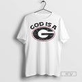 Trending God Is A G Georgia Bulldogs Ornaments - Adult & Kids T-Shirts, Sweatshirts & Hoodies apparel design preview 1