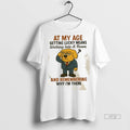 Trending Golden Dog At My Age Getting Lucky Means - Adult & Kids T-Shirts, Sweatshirts & Hoodies apparel design preview 1