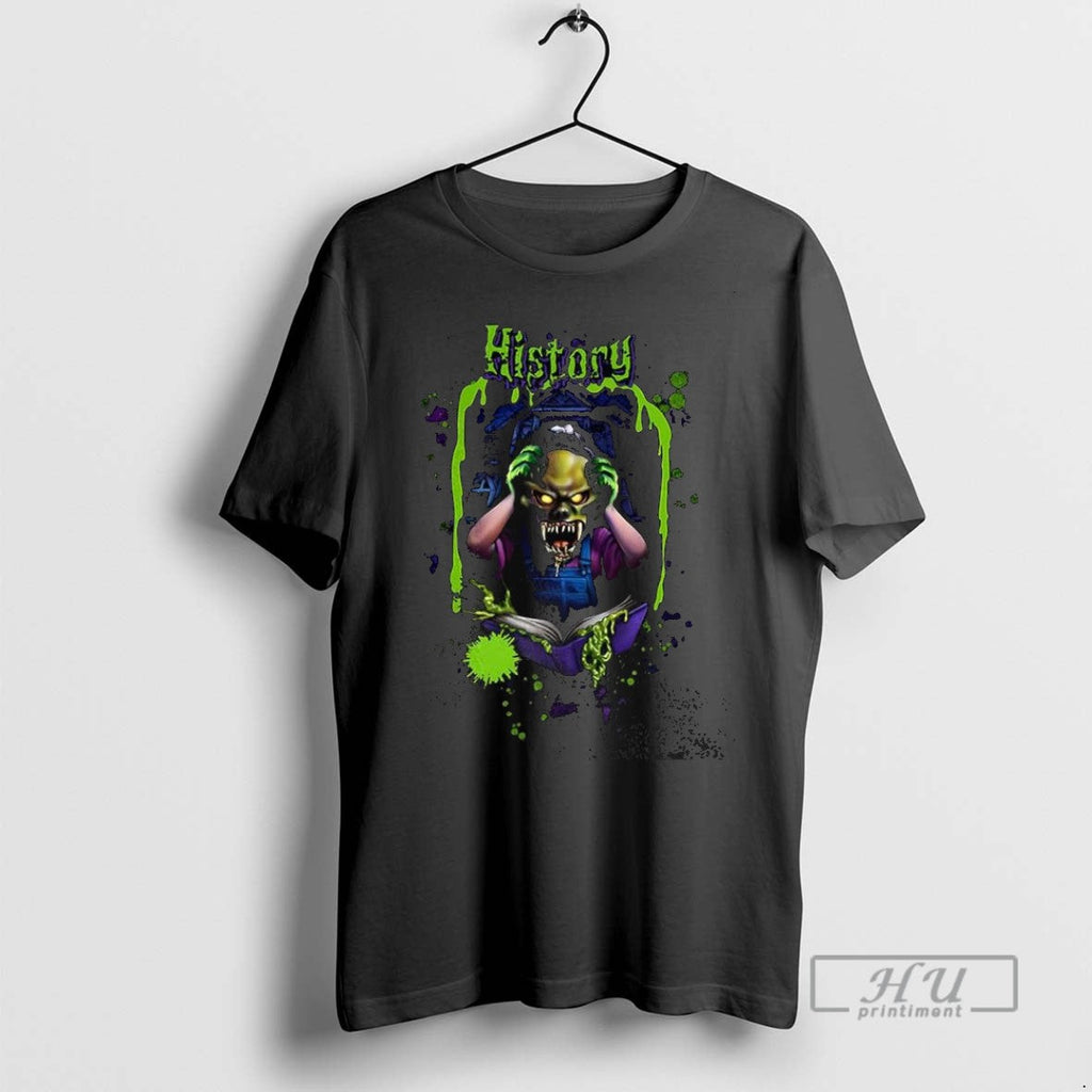 Trending Goosebumps Monster Reading Book Horror - Adult & Kids T-Shirts, Sweatshirts & Hoodies apparel design preview 1