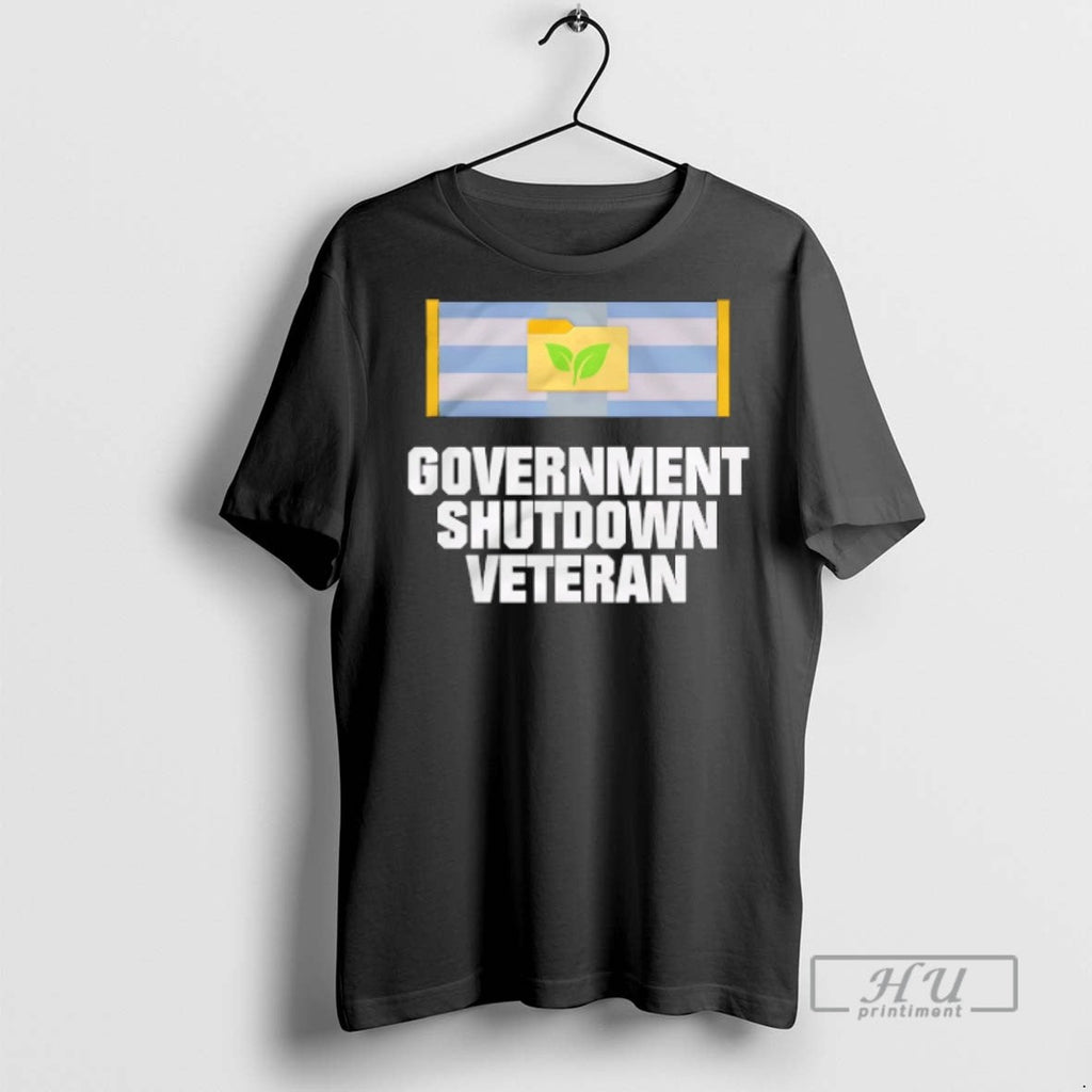 Trending Government Shutdown Ribbon Veteran Flag - Adult & Kids T-Shirts, Sweatshirts & Hoodies apparel design preview 1