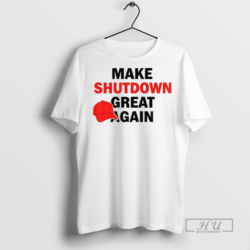 Trending Government Shutdown Maga Red Hat Make Great - Adult & Kids T-Shirts, Sweatshirts & Hoodies apparel design preview 1