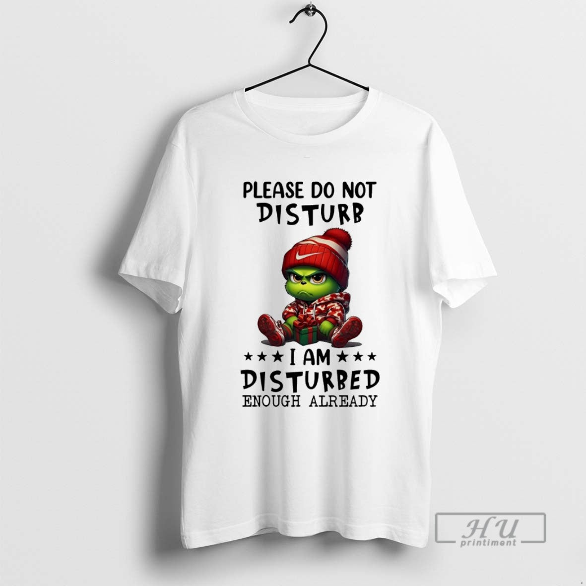 Trending Grinch Please Do Not Disturb I Am Disturbed - Adult & Kids T-Shirts, Sweatshirts & Hoodies apparel design preview 1