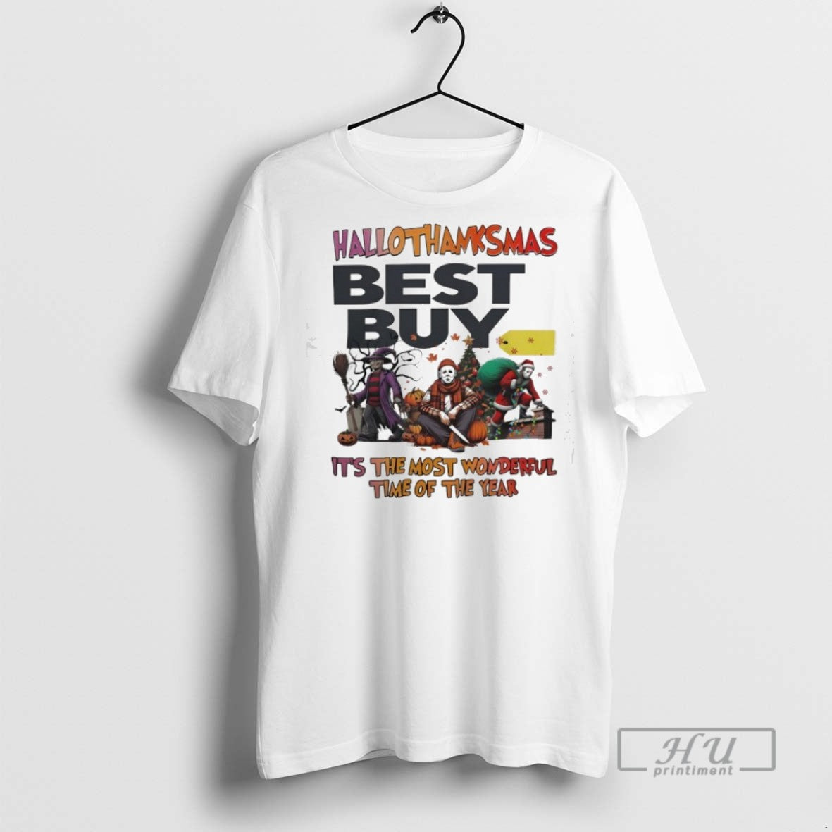 Trending Hallothanksmas Best Buy Its The Most - Adult & Kids T-Shirts, Sweatshirts & Hoodies apparel design preview 1
