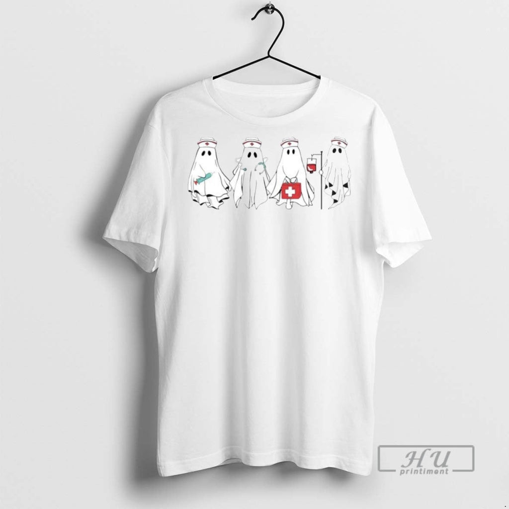 Trending Halloween Nurse Ornaments Graphic - Adult & Kids T-Shirts, Sweatshirts & Hoodies apparel design preview 1