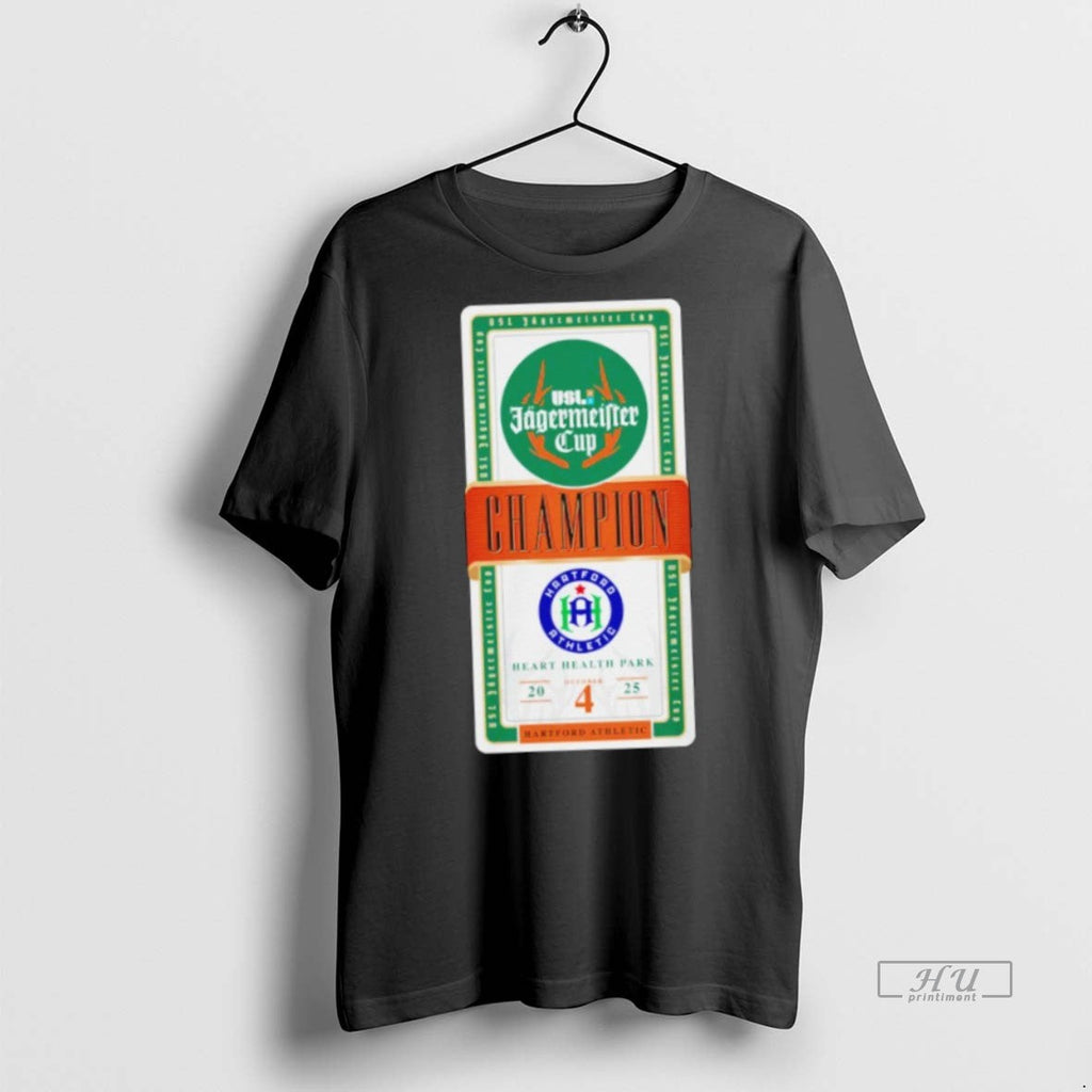 Trending Hartford Athletic 2025 Usl Jagermeister Cup - Adult & Kids T-Shirts, Sweatshirts & Hoodies apparel design preview 1