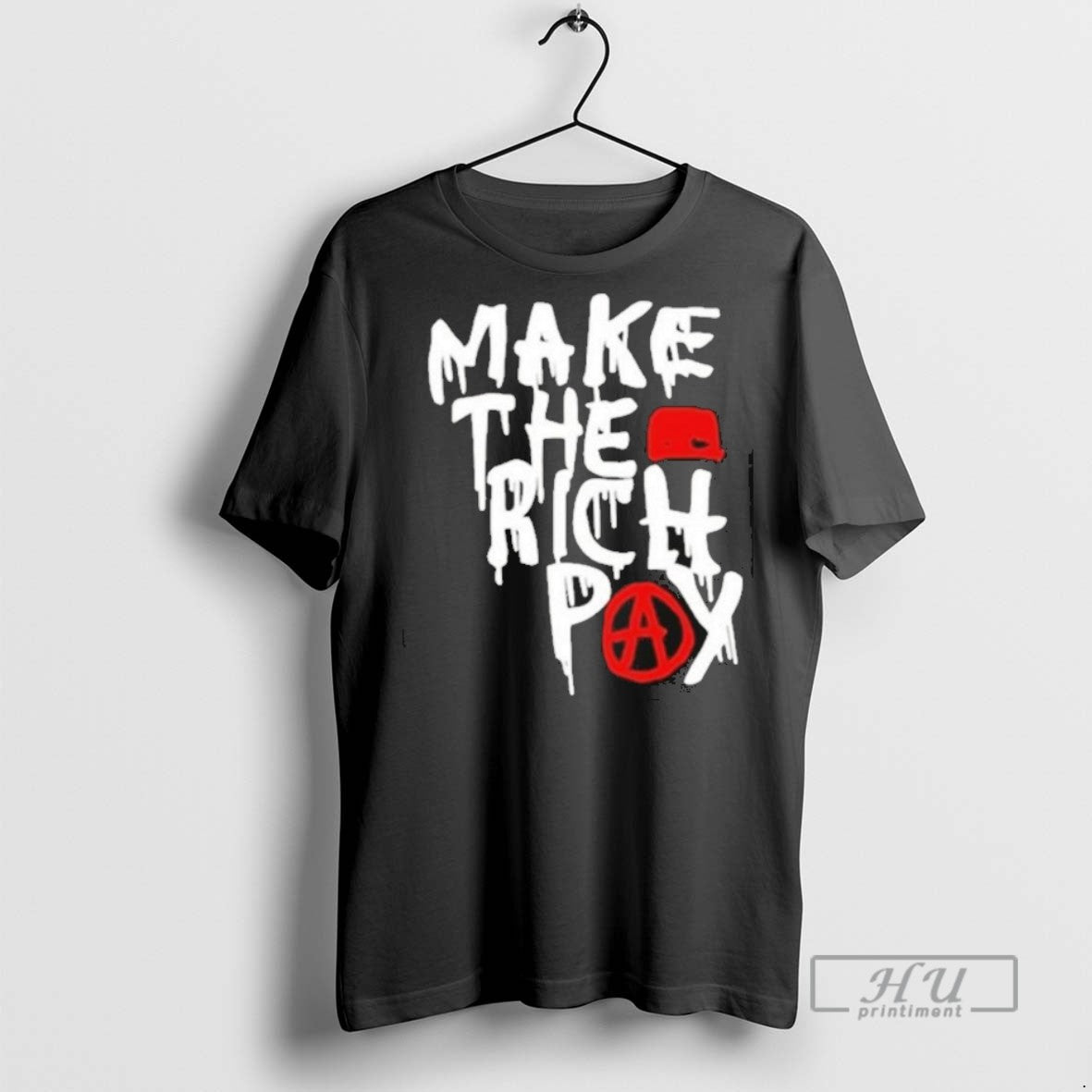 Trending Hasan Piker Make The Rich Pay T Men Graphic - Adult & Kids T-Shirts, Sweatshirts & Hoodies apparel design preview 1