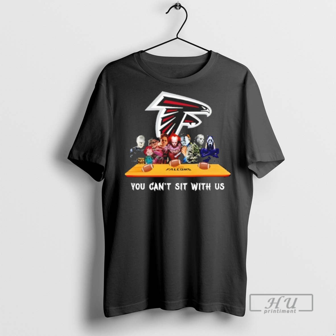 Trending Horror Movie Characters You Cant Sit With Us - Adult & Kids T-Shirts, Sweatshirts & Hoodies apparel design preview 1
