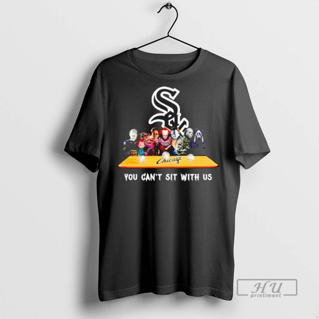 Trending Horror Movie Characters You Cant Sit With Us - Adult & Kids T-Shirts, Sweatshirts & Hoodies apparel design preview 1