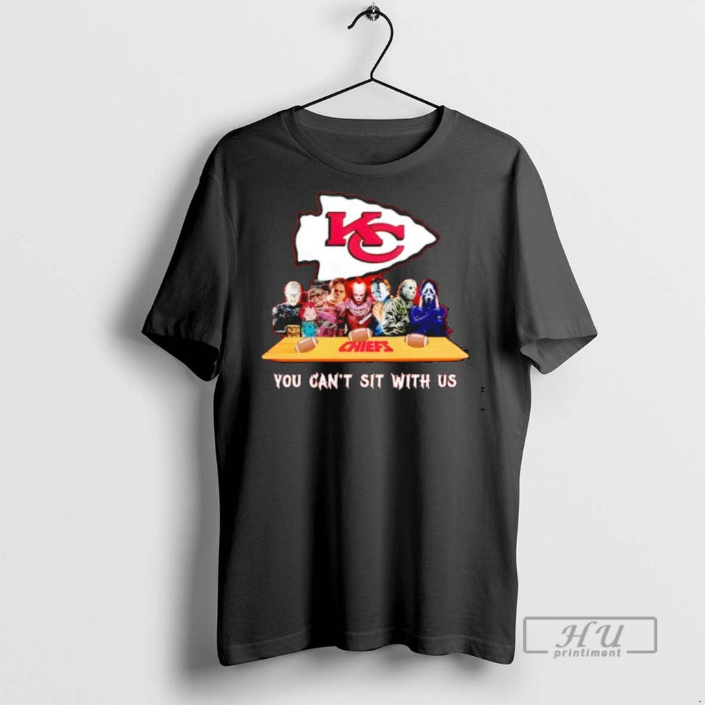 Trending Horror Movie Characters You Cant Sit With Us - Adult & Kids T-Shirts, Sweatshirts & Hoodies apparel design preview 1